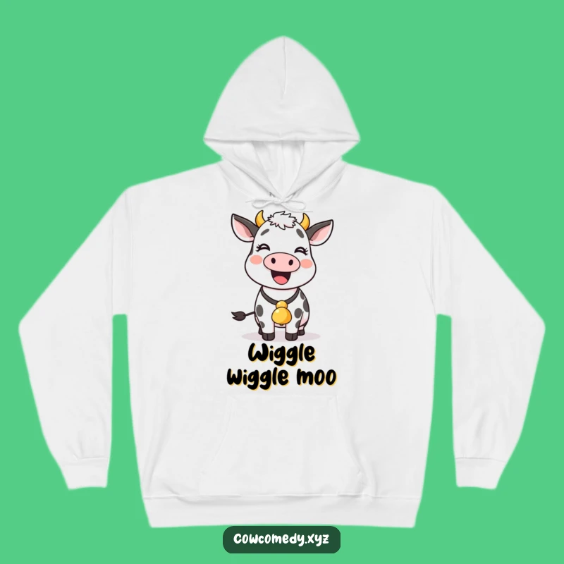 Cozy Funny Cow Bell Hoodie: Embrace Farmyard Fun and Comfort