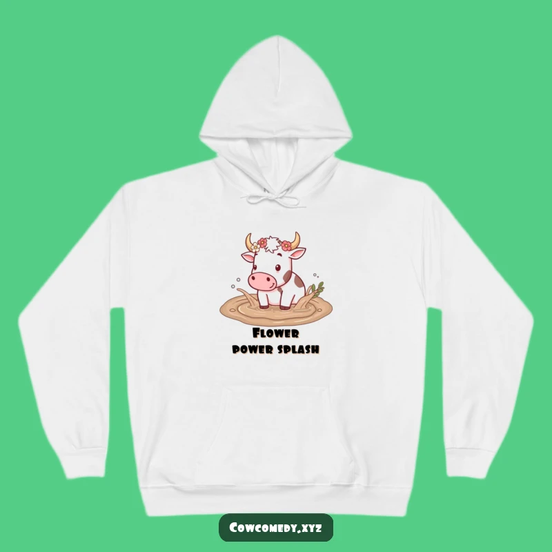 Funny Cow Farm Life Hoodie - Cozy Comfort for Rustic Souls