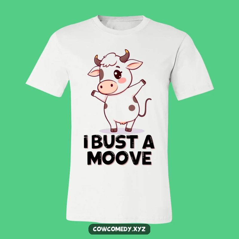 Funny Cow Dance T-Shirt: Kawaii Farm Animal Tee, Silly Cow Outfit for Laugh Lovers