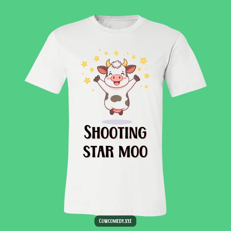 Funny Jumping Cow T-Shirt: Wear Your Joyful Celebration Style
